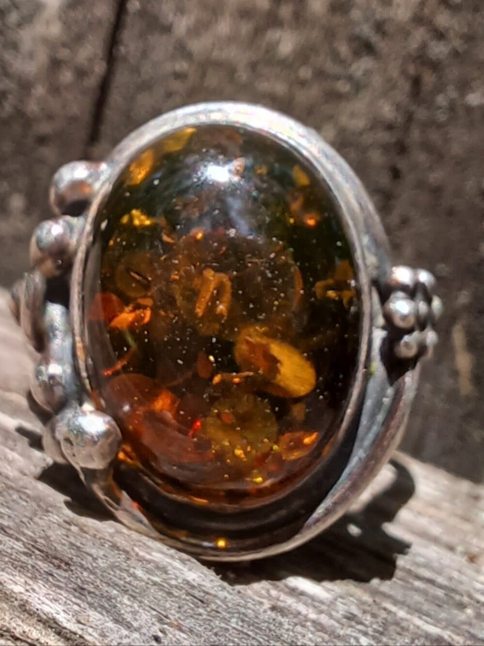 Vintage AMBER Ring